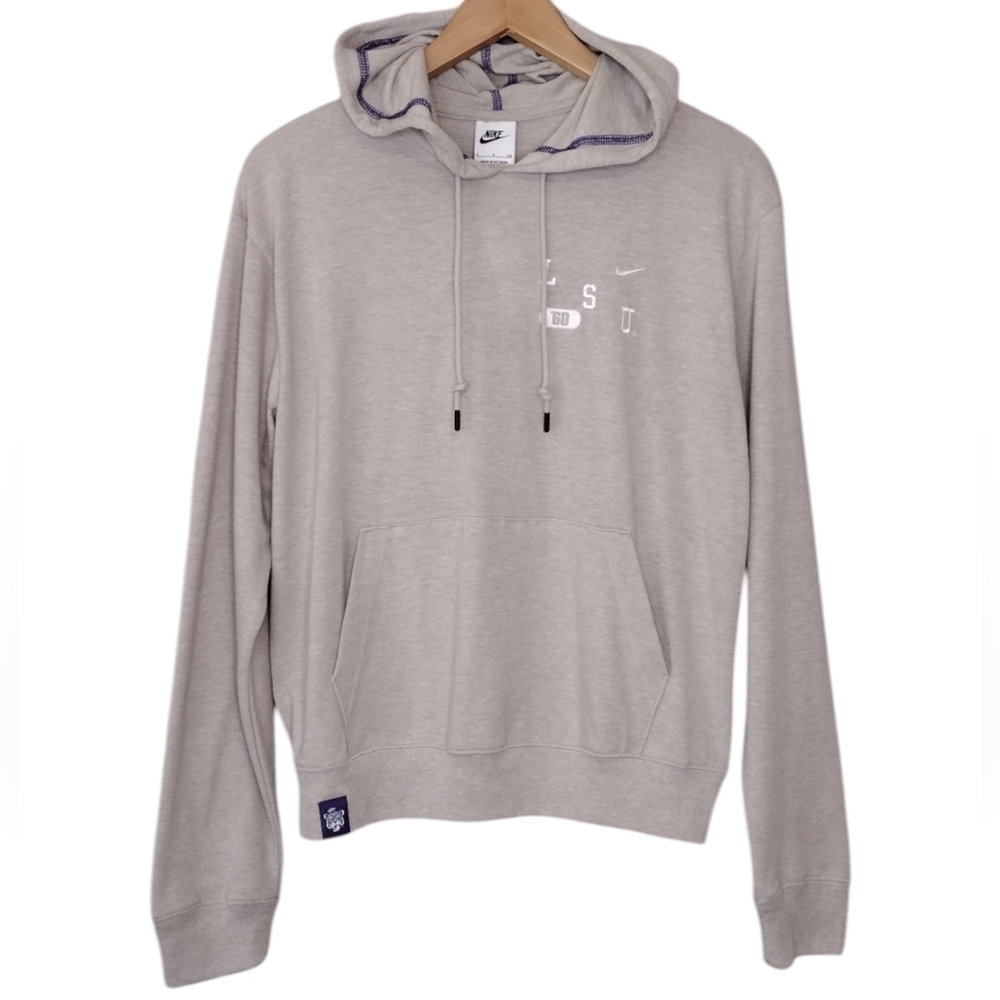 NWT Nike Women's Neutral Loose Fit Pullover Long Sleeve Athletic Hoodie Sz S